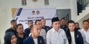 Bahas Pilkada 2024, DPC Partai Gerindra Lakukan Safari Politik Kunjungi DPD Partai Nasdem