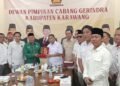 DPC Gerindra Karawang Sambut Baik Kunjungan DPC PKB  Dalam Persiapan Hadapi Pilkada 2024