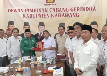 DPC Gerindra Karawang Sambut Baik Kunjungan DPC PKB Dalam Persiapan Hadapi Pilkada 2024