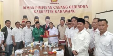 DPC Gerindra Karawang Sambut Baik Kunjungan DPC PKB Dalam Persiapan Hadapi Pilkada 2024