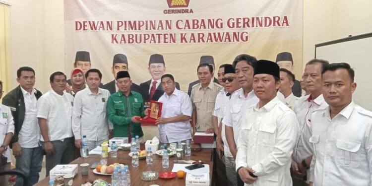 DPC Gerindra Karawang Sambut Baik Kunjungan DPC PKB Dalam Persiapan Hadapi Pilkada 2024