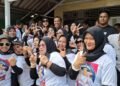 Road Show Wilayah Jatisari dan Banyusari Aep Syaepuloh Disambut Emak Emak dan Warga