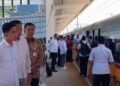 Bupati Karawang Aep Syaepuloh Bareng Forkominda Dampingi Wapres Gibran Rakabuming Tinjau Statsiun Kereta Cepat di Wanakerta