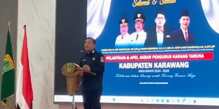 Bupati  Karawang Ajak Karang Taruna Bantu Satgas Anti Pungli Berantas Calo Tenaga Kerja dan Premanisme