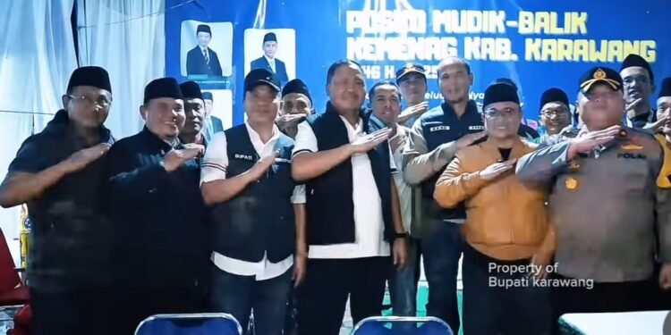 Pastikan Pemudik Aman Bupati Aep Bersama Wabup dan Sekda Sambangi Posko Mudik Lebaran 2025