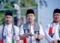 Bupati Aep Bersama Ribuan Warga Gelar Aksi Solidaritas Kemanusiaan Untuk Palestina