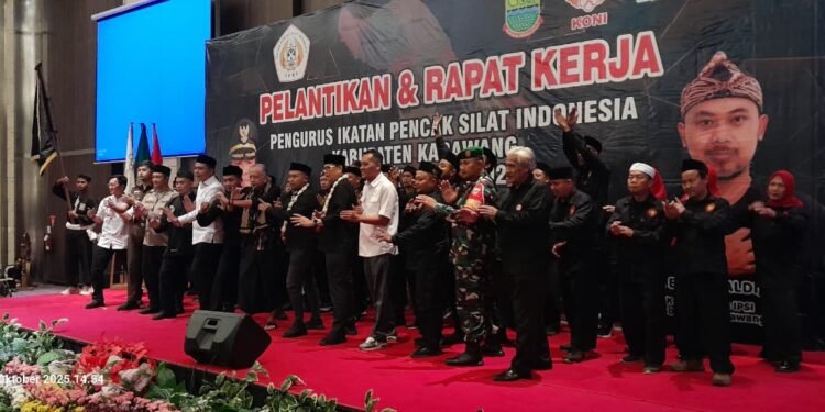 IPSI Karawang Gelar Pelantikan dan Rapat Kerja 47 Perguruan Pencak Silat  Priode 2025-2028