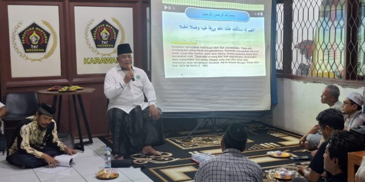 PWI Karawang Bareng MUI Gelar Tata Cara Mandikan Jenazah