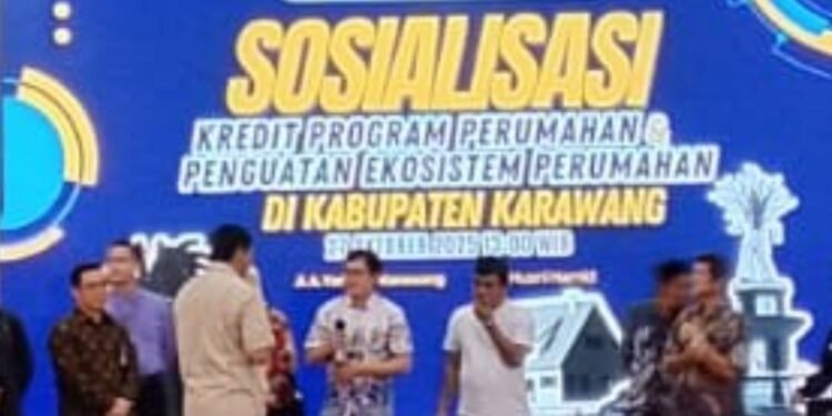 Menteri PKP Sosialisasikan Program 3 Juta Rumah Murah Di Karawang