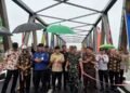 Bupati Karawang Aep Syaepuloh Resmikan Jembatan Penghubung Babakan Tambun- Ciselang Untuk Akses Tranpsortasi  Masyarakat Tiga Kecamatan